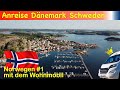 Norwegen Juni 2018 - Folge 1: Anreise Bodensee, Dänemark, Schweden.