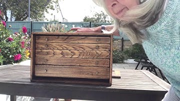 The restoration of Grandfather’s toolbox is complete!