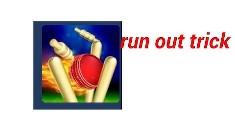 Mpl-run out game trick .