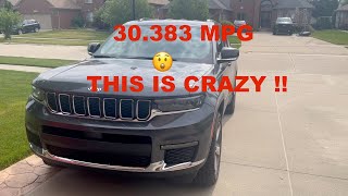JEEP RETURNED IMPRESSIVE FUEL MILEAGE OVER 30 MPG WHAT !?