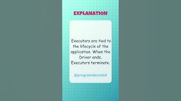 What Happens to Spark Executors When Driver Ends?🤔🔥#SparkQuiz #apachespark #dataengineering #spark