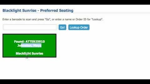 ThunderTix Barcode Ticket Scanning Overview