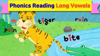 Phonics Reading | Long Vowels | Stories