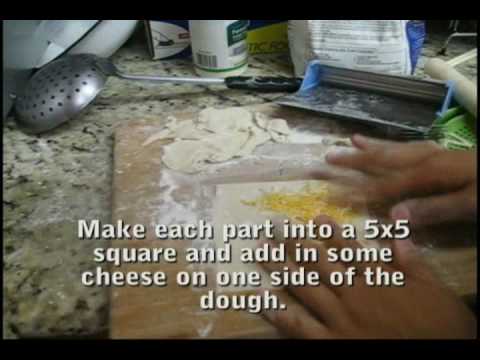 How to Make Vegetable Cheese Calzones