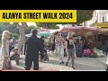 Alanya Mahmutlar Street 2024 Antalya Turkey Walking Tour