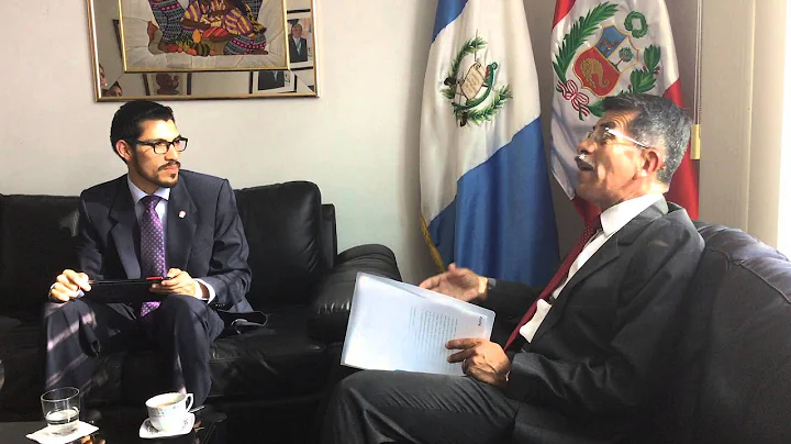 Entrevista al Embajador de Guatemala en Per, Walte...