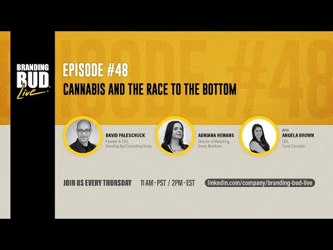 Cannabis and the Race to the Bottom - Branding Bud Live Episode 48