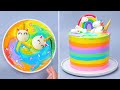 Most Satisfying Unicorn Cake Decorating Ideas You&#39;ll Love | Quick and Easy Colorful Cake Tutorials