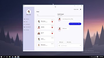 Designing Chat App In JavaFx | Netbeans And Scene Builder