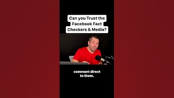 Can you Trust Facebook Fact Checkers & the Media? #shorts