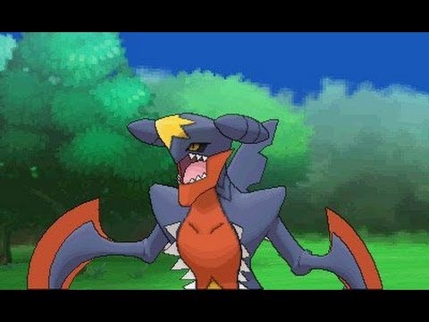 Garchomp mega stone for Pokemon x and y make sure you are playing the game ...
