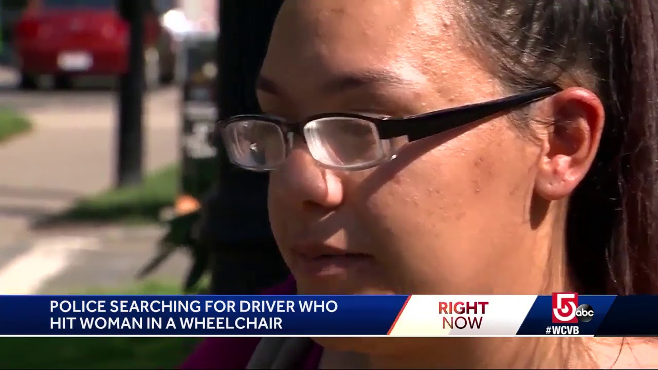 Woman in motorized wheelchair struck by hit-and-run driver - YouTube