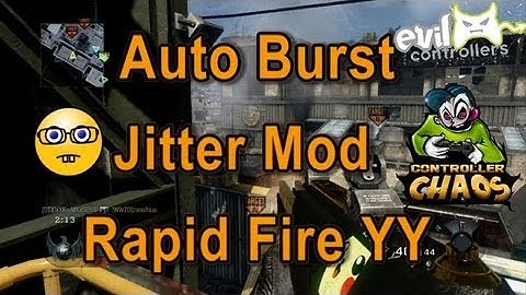 Jitter Mod! - "Black Ops Auto Burst" Rapid Fire Modded Controller Cheater!
