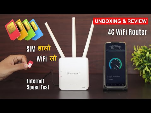 Best 4g wifi router with all sim support in India review ? 4g router speed test, Best 4g wifi dongle