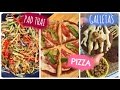 Recetas VEGANAS FÁCILES!! - UN DIA EN LA COCINA CONMIGO 🍰 PAD THAI/"PIZZA"/GALLETAS