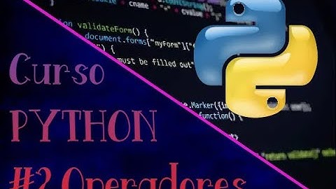 Tipos de Operadores en Python. Parte 1