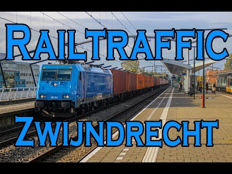 Railtraffic in Zwijndrecht! Redirected freights and Thalys trains!