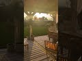 Every morning and evening, I can lazily swing on the swing