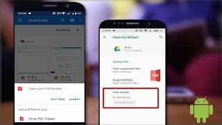 change default program to open pdf android