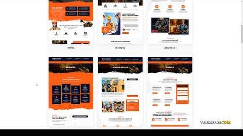 Builderon  Construction Elementor Template Kit Elementor Pro companies Easy Create Website
