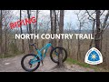Riding Big Hills of North Country Trail