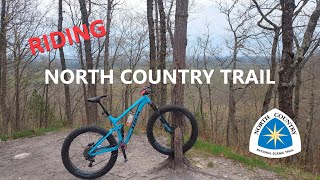 Riding Big Hills of North Country Trail