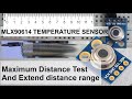 MLX90614 Temperature Sensor Distance Range Test and Distance Extension