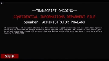 QSERF Admin Warhead Shutdown but im afk