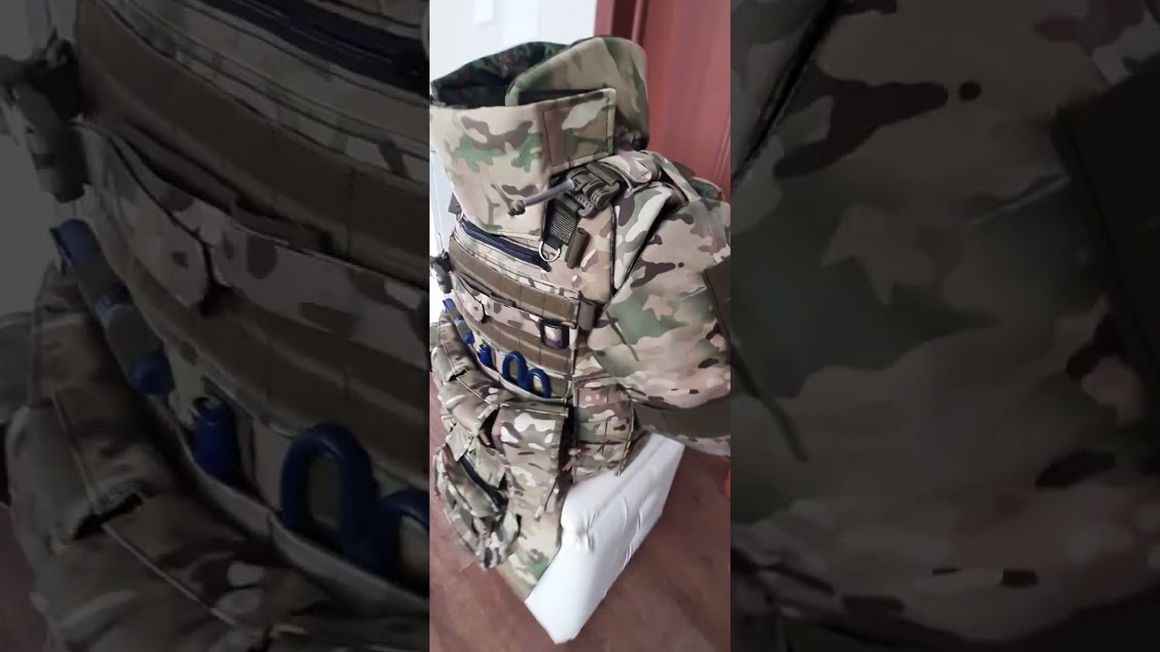 новая модель бронежилета в мультикаме