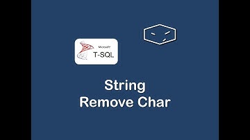 string remove char in t-sql
