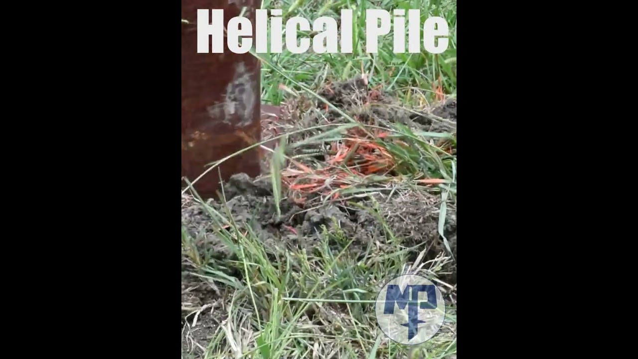 Helical Pile Install Sequence