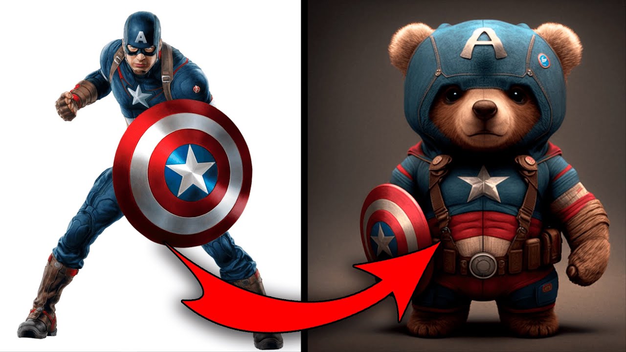 SUPERHEROES but TEDDY BEARS 💥 All Characters Marvel & DC - YouTube