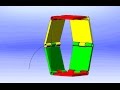 Sarrus Linkage Mechanism Animation