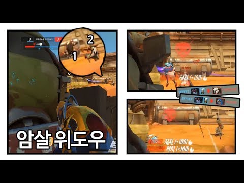 이젠 하다하다 위도우로 암살플레이를 하는 이펙트