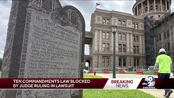 Court blocks law requiring Ten Commandments in public schools classrooms