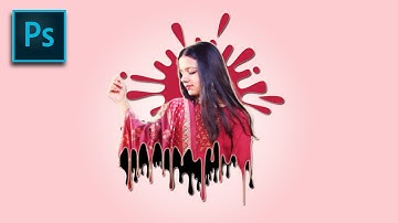 Ink Dripping Splatter Effect in Photoshop | Step By Step Tutorial (2)