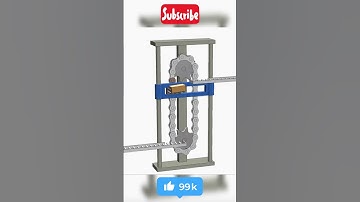 Chain Conveyor Machnism! #chain #conveyorbelt #3danimation #youtubeshorts