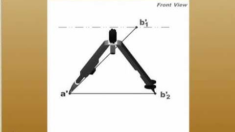 Engineering Drawing-How to do Projection of Lines Inclined to Both Plane