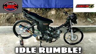 IDLE RUMBLE + DAENG SAI 4 SOUNDCHECK | NICE 125, WAVE 125, XRM 125 | ZAFER