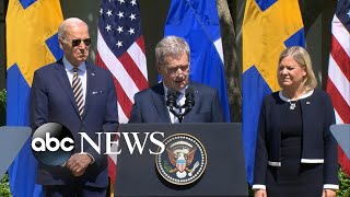 Finnish President Sauli Niinistö remarks after meeting with President Biden