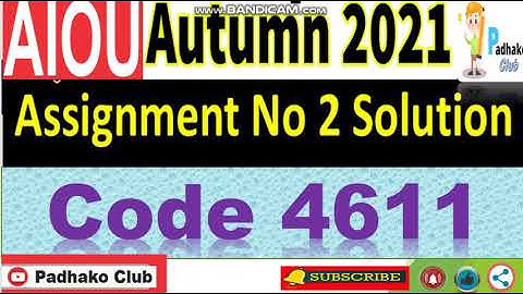 ⏩ AIOU Code 4611 Solved Assignment No.2 Autumn 2021 || Level: MA Islamic Studies