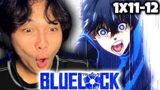 Reacting To Blue Lock As A Lifetime Athlete 1X11-12 First Time Reaction