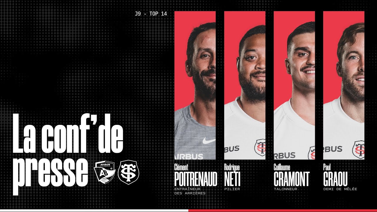 Conférence de presse I Aviron Bayonnais - Stade Toulousain | J9 de Top 14 I 24/25