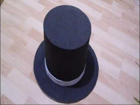 Como hacer un sombrero de con cartón - YouTube