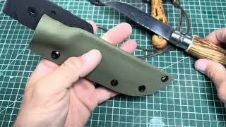 Kydex Opinel 8 et 12 autour du cou ou à la ceinture