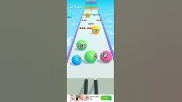 Ball Run 2048-Gameplay Walkthrough part 1 Tutorial Levels 33 (ios,android) #shorts