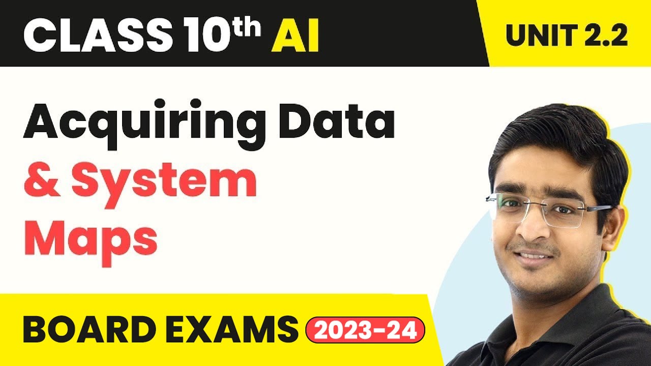 Acquiring Data & System Maps - Data Acquisition (Unit 2.2)| Class 10 Artificial Intelligence 2022-23