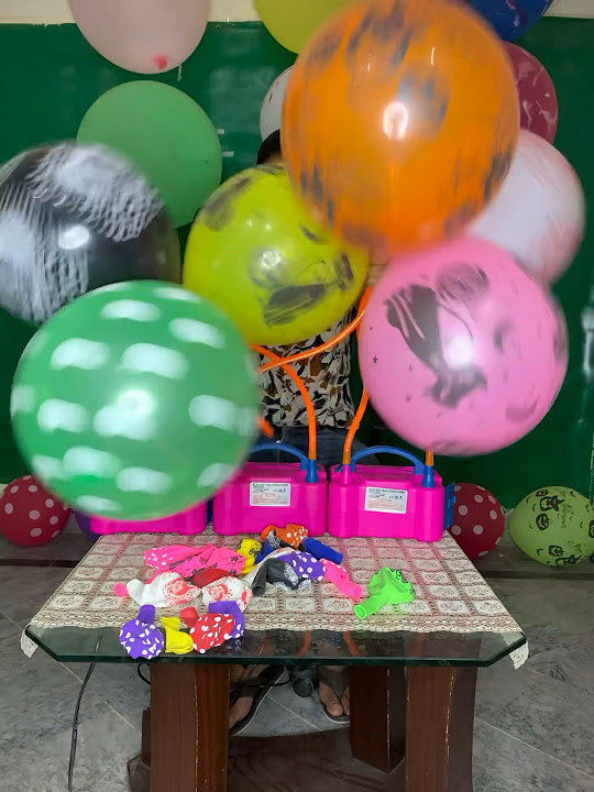 Three electric balloon pump easy fill asmr viral youtube