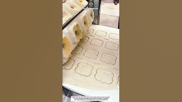 Dough Cutter Tool Innovation with Rotary Mold System for Consistent Shaping #innovation