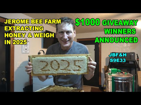 Honey Extraction 2025 and Contest Winners S9E33 #beekeeping